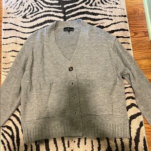 Pomander Place Gray Cardigan Sweater